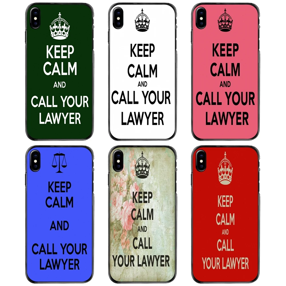 

Hard Phone Shell Case Keep Calm and Call Your Lawyer For Apple iPhone 11 12 13 14 Pro MAX Mini 5 5S SE 6 6S 7 8 Plus 10 X XR XS