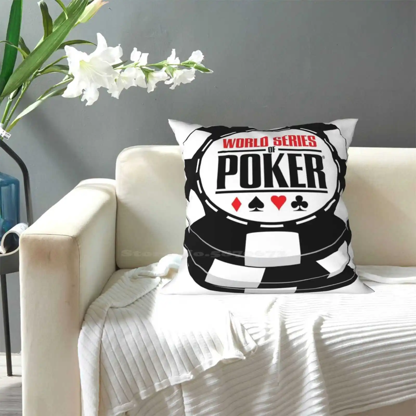 Wsop покерная спальня офисная обнимающая наволочка покер Техасская игра Holdem