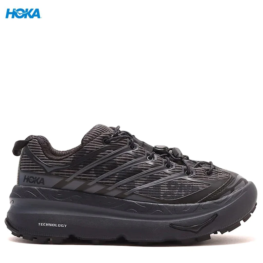 

HOKA Mafate Origins Low Hiking Boots Triple Black Breathable Anti Slip Men Women Outdoor Sport Running Sneaker