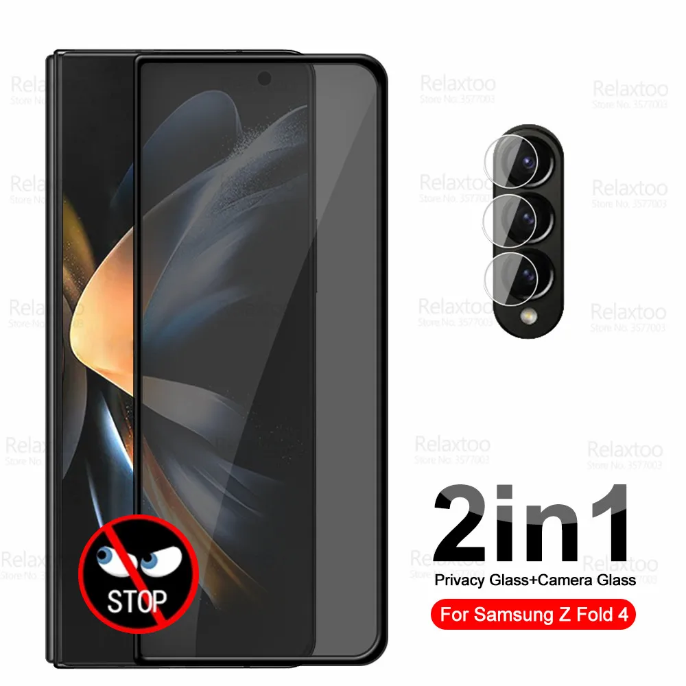 

Закаленное защитное стекло 2 в 1 для камеры Samsung Galaxy Z Fold 4