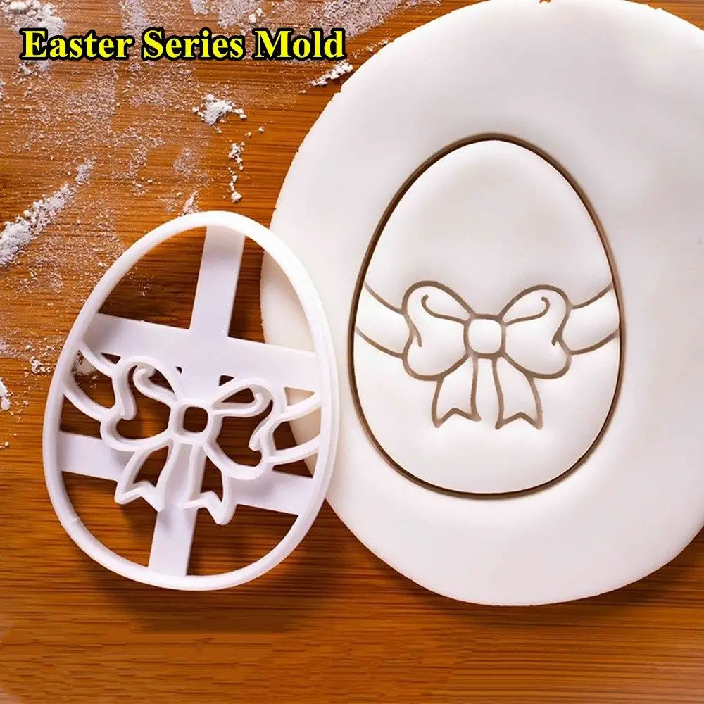 

Cake Decorations Fondant Cutting Die Cartoon Bunny Chick Shaped Biscuit Mould Easter Egg Mold Embosser Mold
