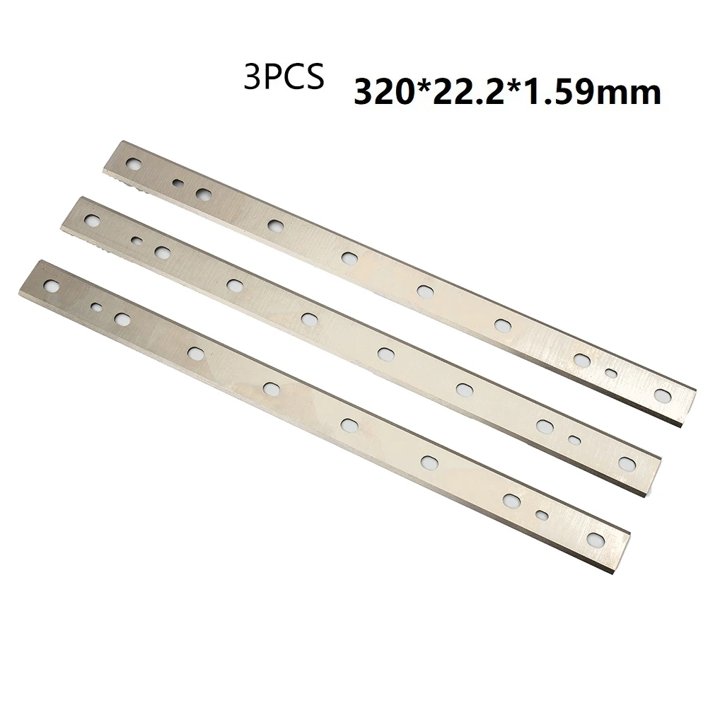 

Upgrade Your Woodworking Experience with 13\" HSS Planer Blades for DW735 & DW735X Precise and Perfect Cuts Every Time Set of 3