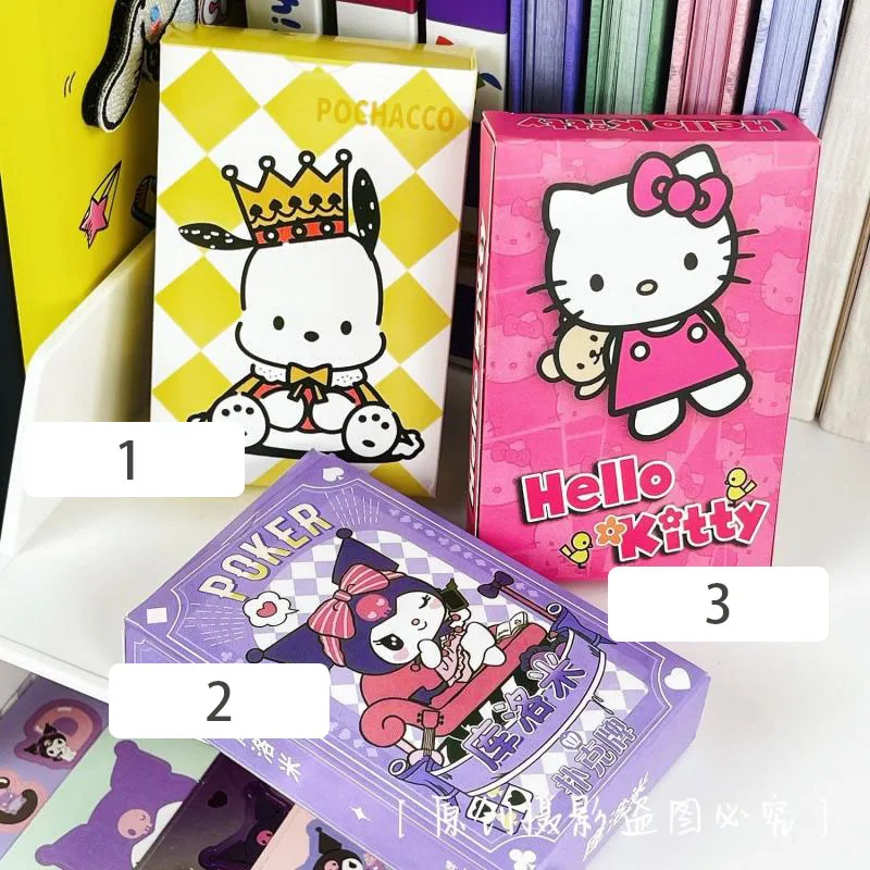 

Новинка Kawaii Sanrio Kuromi почтовый карточный реквизит для покера реквизит для фотографий Вечеринка весенний Тур оригинальный Ins Девочка Рождеств...