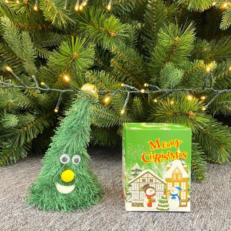 Счастливая новая рождественская шапка электрическая плюшевая игрушка детский