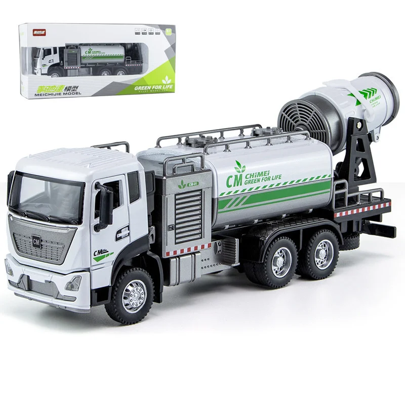 

Alloy Anti Haze Vehicle City Dust Sprayer Water Spray Function Die Cast Parts Foam Box Pack Simulated Cylinder Urban Clean