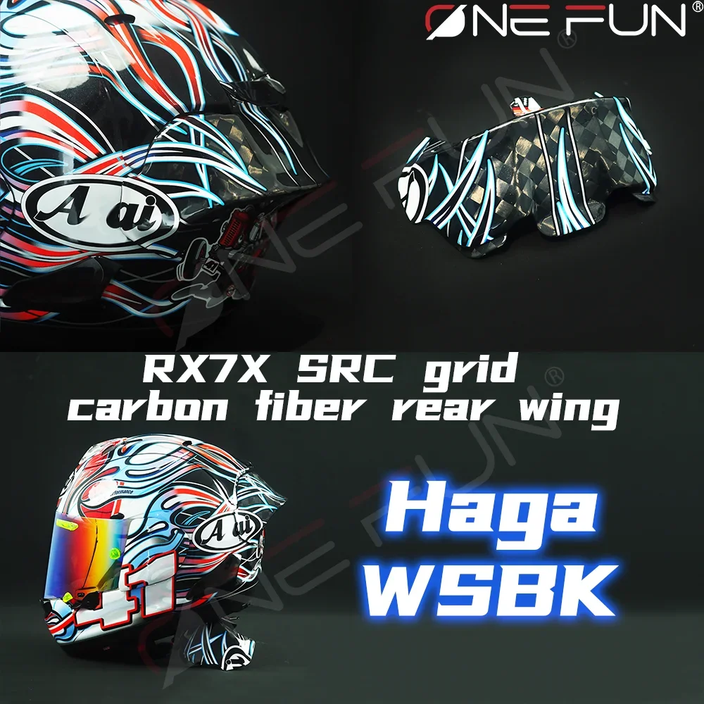 Фото Карбоновый окрашенный спойлер для RX7X/V/RC-GP Red/Fire Haga GP TAKUMI, окрашенное заднее крыло-«утиный хвост», дефлектор, задняя накладка №5