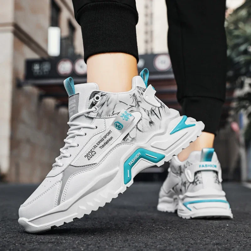 Men’s Shoes Sneakers Fashion Breathable Platform Running Mesh Sport Light Unisex Male Casual Vulcanize Man