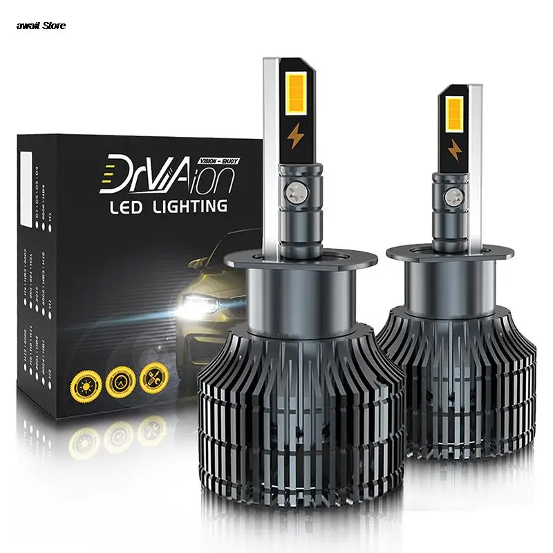 

H1 светодиодная лампа для фар головного света, светодиодная лампа 180 Вт, 6500 лм, K, белая, 12V2, 4 в, водонепроницаемая IP68 водонепроницаемая лампа для фар, противотуманное освещение