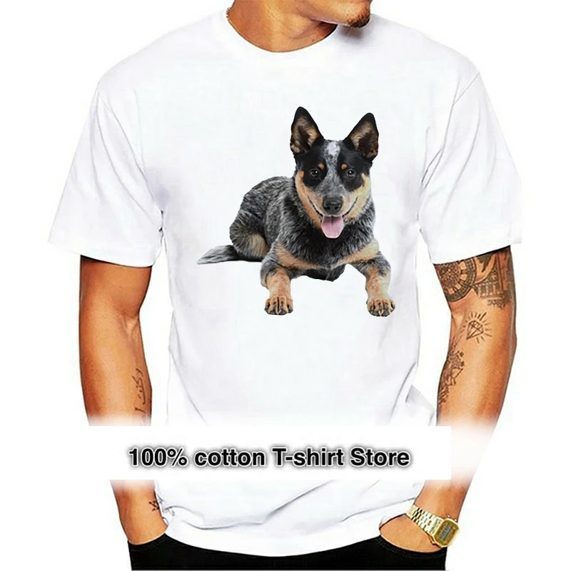 

Funny Clothing Casual Short Sleeve Australian Cattle Dog T-Shirt Tee Shirt