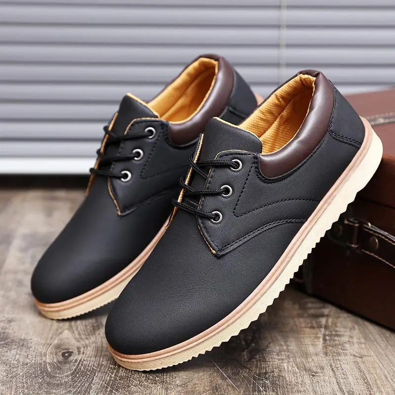 

PU leather spring Running Wear Men's Comfortable Men's Sports Sneakers Kid's Shoes Man Sneakers Mens Sport Shoes Baskets