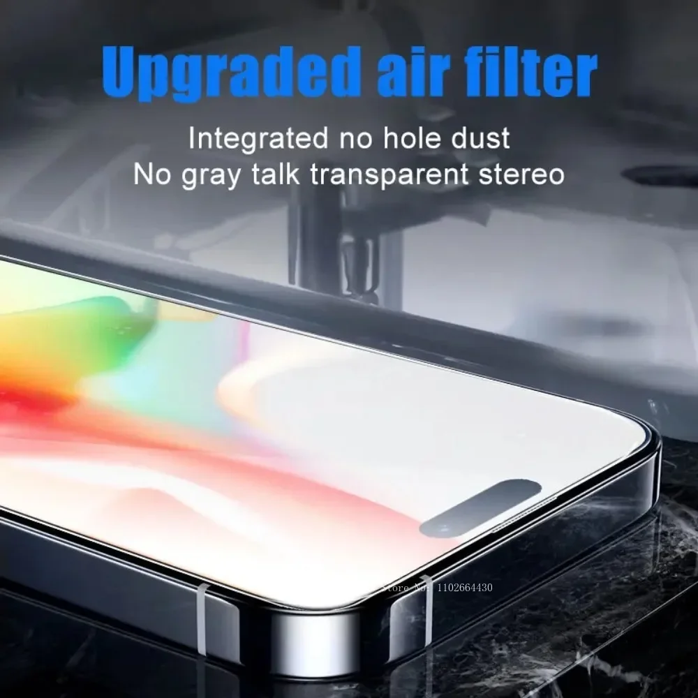 Стеклянная защитная пленка для смартфона 4 в 1 IPhone 16 15 Plus закаленное стекло полное