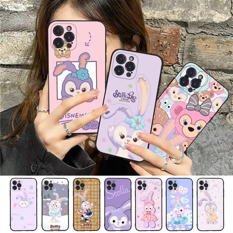 

Disney Star Delu Phone Case Silicone Soft for iphone 14 13 12 11 Pro Mini XS MAX 8 7 6 Plus X XS XR Cover