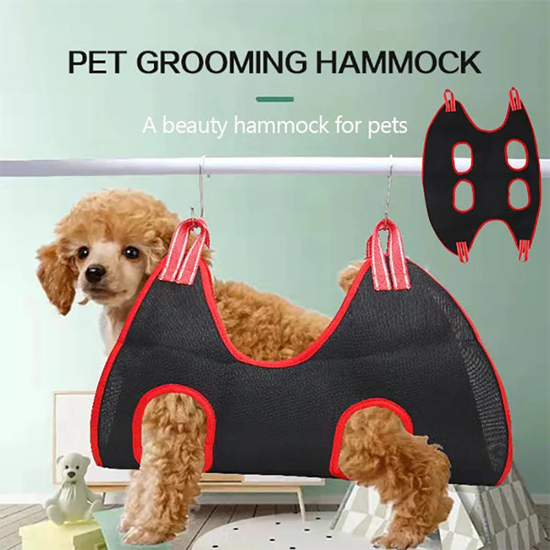 Pet Dog Grooming Hammocks Helper Restraint Bag Puppy Kitten Nail Clip Trimming Bathing Bag Dog Cat Beauty Hammock Pet Supplies