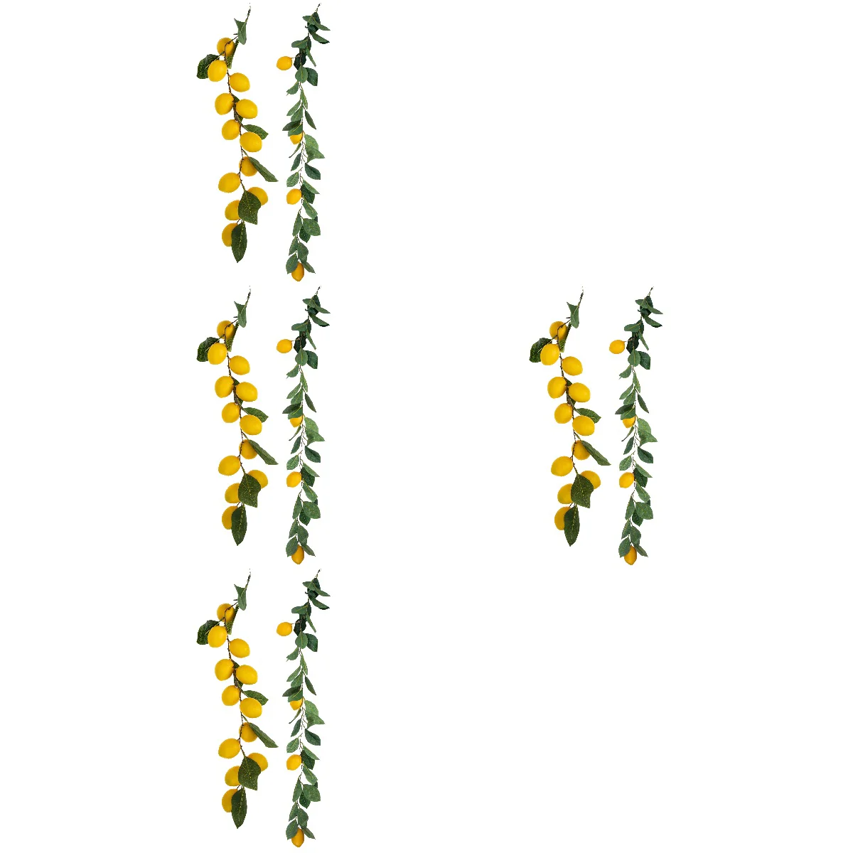 

Garland Lemon Artificial Spring Fruit Summer Vine Greenery Wall Hanging Decor Leaves Decoration Fake Vines Wedding Ivybranches