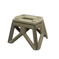 portable outdoor folding stool fishing chair camping square stools high load bearing reinforced triangle stool for adults child