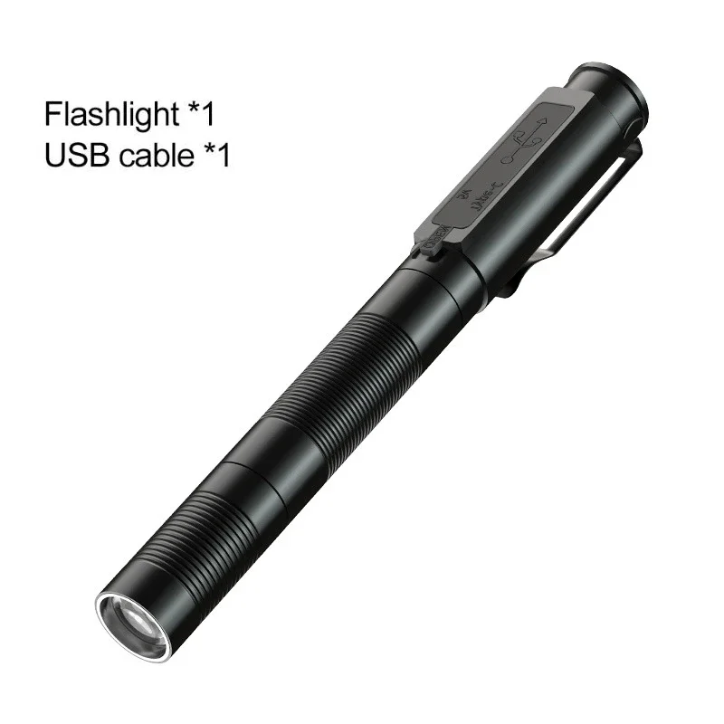 

USB-фонарик POCKETMAN, регулируемый, алюминиевый
