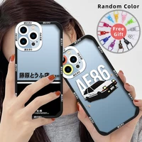 japan anime clear coque phone case for iphone 13 12 mini 11 pro max xs x xr 7 8 plus se 2022 soft tpu ae 86 funda back cover