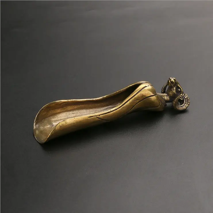 

Pure Copper Tea Spoon Kung Fu Accessories Scoops