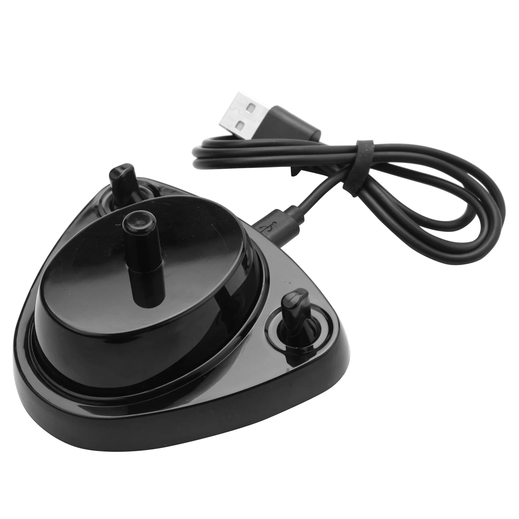 

For Braun Oral B Toothbrush Replacement Charger Power Supply Inductive Charging Holder Model 3757 USB Cable Black