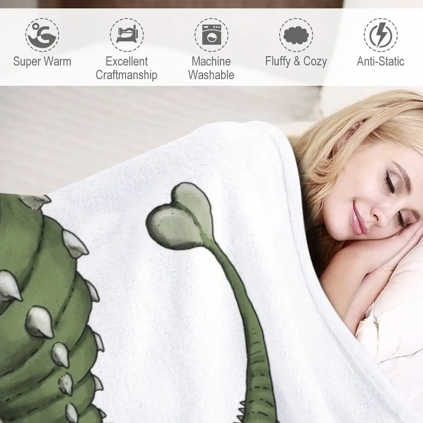 Одеяло Ankylosaurus постельное белье пушистые одеяла