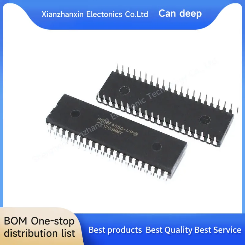 

1PCS/LOT PIC18F4550-I/P PIC18F4550 DIP-40 The microchip controller