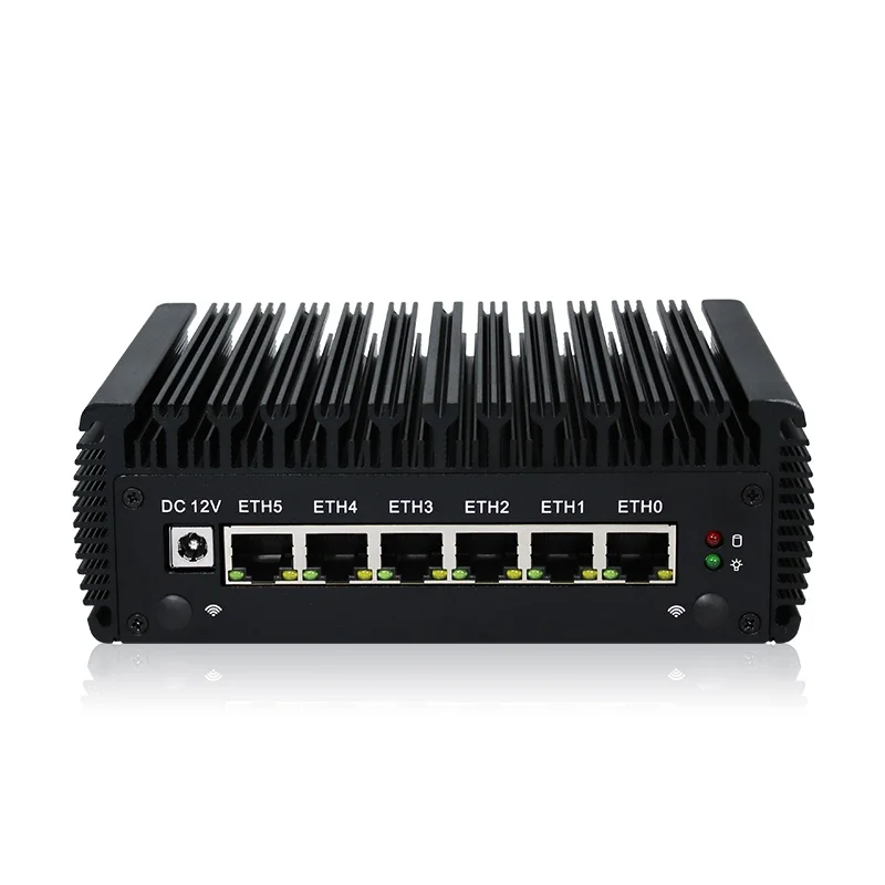 6x Intel i225 2 5G pfSense межсетевой маршрутизатор Celeron J4125 четырехъядерный * DDR4
