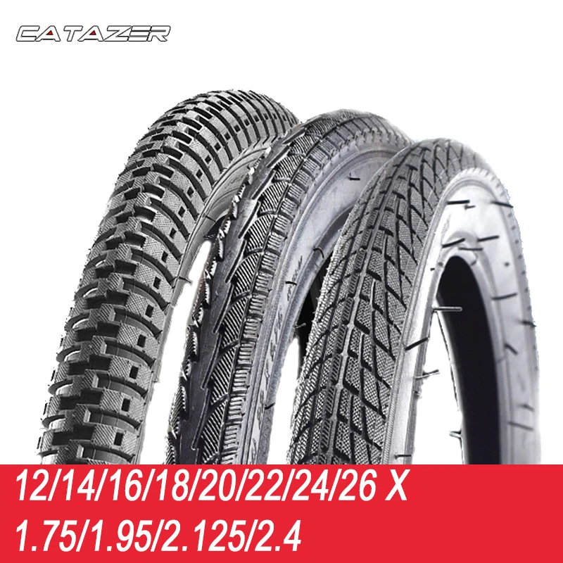 Tyres 12/14/16/18/20/22/24/26 X 1.75/1.95/2.125/2.4 For Children Bike Bmx Bike Folding Bike Road Bike Mountain Bike Tire
