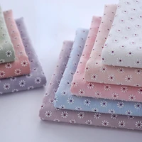 145x50cm cotton floral fabric offset printing craft soft breathable summer dress parent child dress cloth