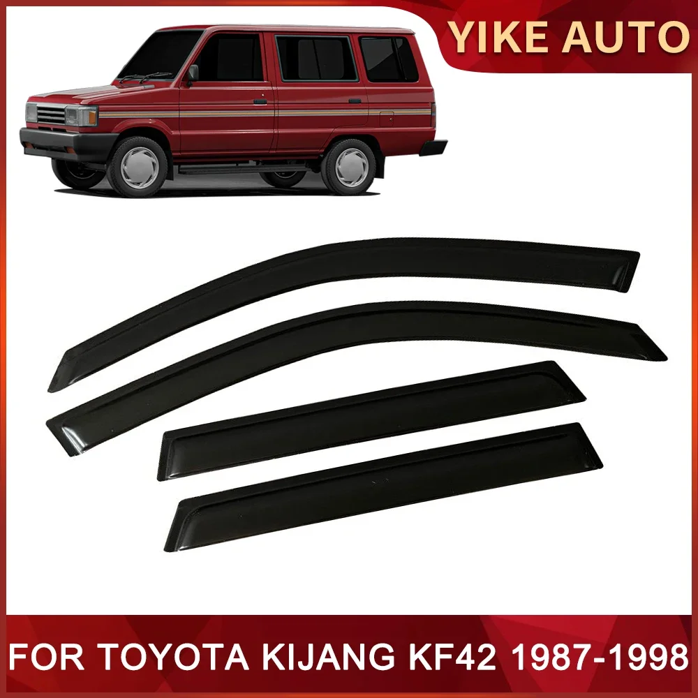 Оконный козырек для TOYOTA KIJANG 1987-1998 дверной с защитой от ветра солнца дождя боковые
