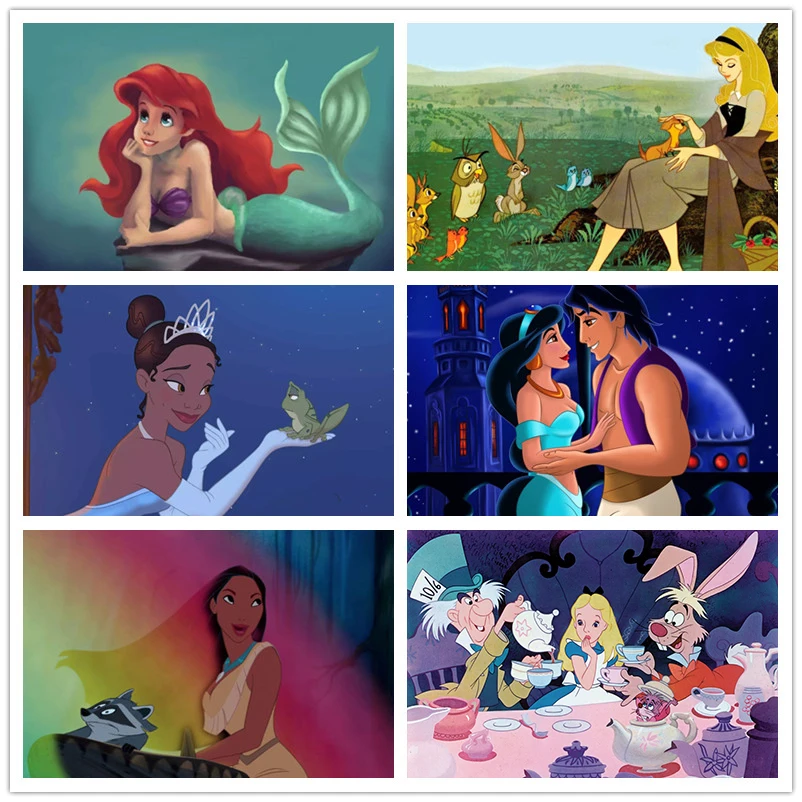 

Алмазная мозаика из мультфильма «Принцесса»