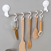 136pcs s shaped hooks plastic bathroom hooks clasp over tool utensils hangers door clothes rack for kitchen home