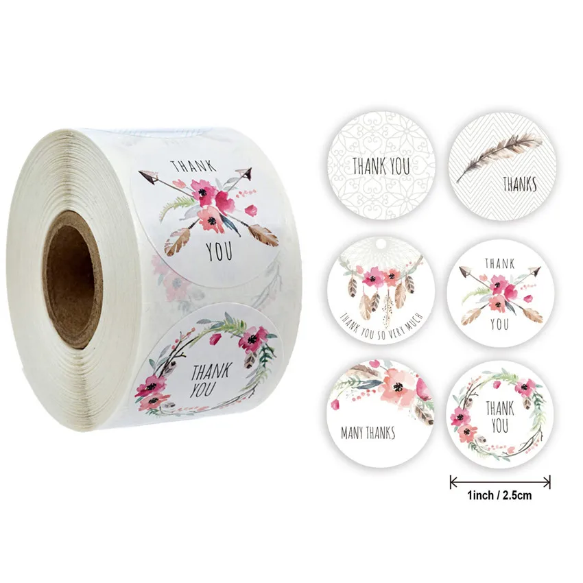 

Цветочные бумажные этикетки, круглая награда, наклейки для скрапбукинга, декор для свадебной вечеринки, уплотнители, наклейки, канцелярски...