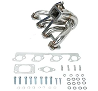 high quality manifold header t3 center mount for 2 3l ford mustang svo thunderbird tc xr4ti turbo