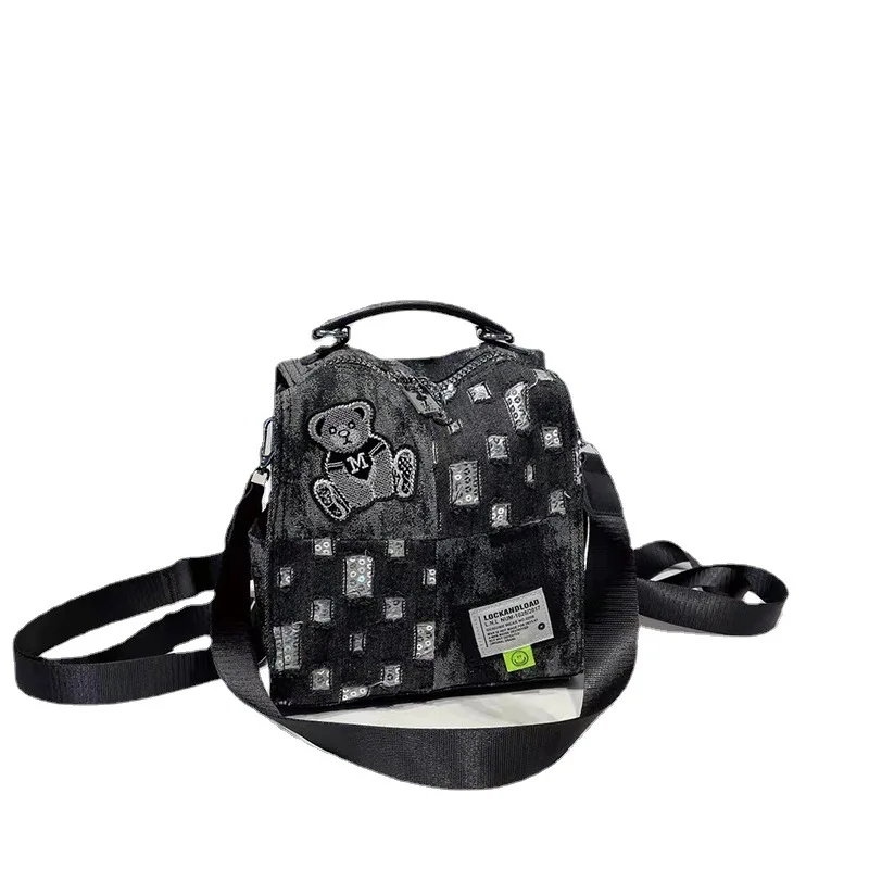 

CFUN YA Luxury Small Backpack Women Handbag Multifunctional School Bags for Teenage Girls Summer Mini Travel Backpacks Ruckpack