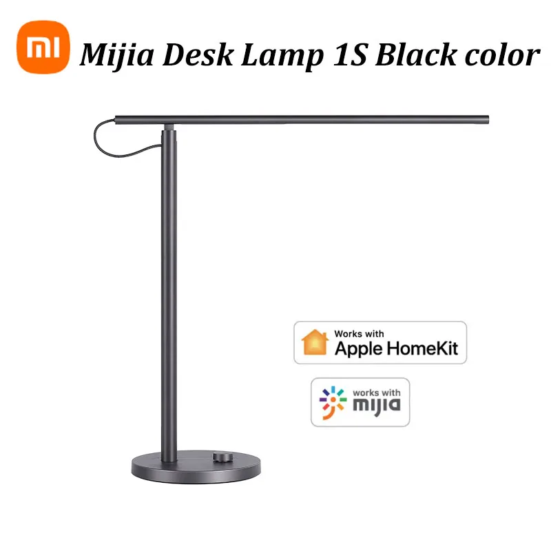 

Умная настольная лампа Xiaomi Mijia 1s, умная лампа для чтения с дистанционным управлением по Wi-Fi, с регулируемой цветовой температурой, с датчиком...