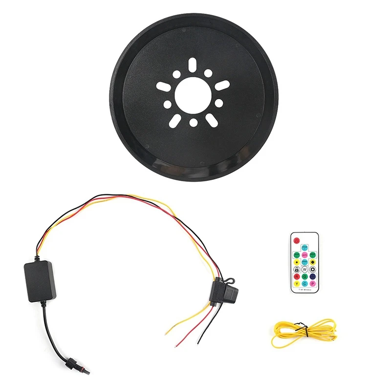 

RGB Spare Tire Brake Light Wheel Light 3Rd Third Brake Light for Jeep Wrangler JK YJ TJ 2007-2018 JL 2018-2020