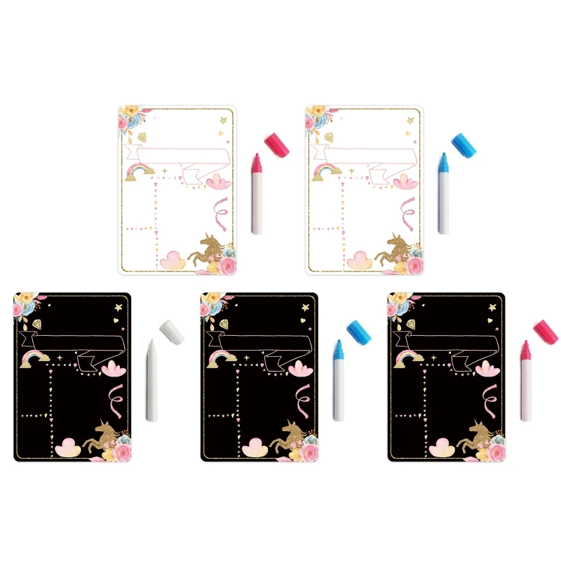 

Baby Milestone Board Set with Writing Pen Birthday Decorative Board Shower Gift