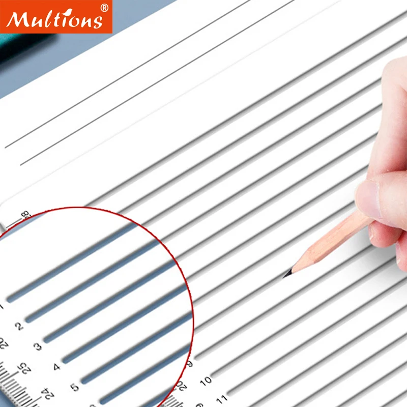 

A4 Clear Ruler Writing Tool Ruler Calligraphy Template Straight Line Geometry Template Calligraphy Ruler Template