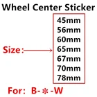 4 шт., пыленепроницаемые Стикеры для центра колеса, аксессуары для стайлинга автомобиля, фотография 45 мм, 56 мм, 60 мм, 65 мм, 67 мм, 70 мм, 78 мм