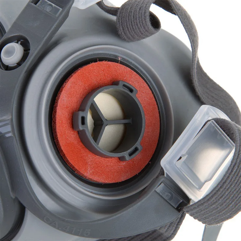 3M Genuine 6200 6100 Gas Mask Rubber Spray Paint Decoration Chemical Dust Protect Respirator Size S M Reusable Half |
