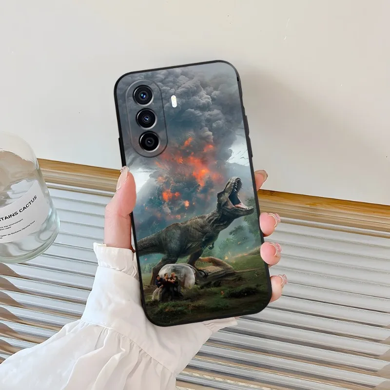 Чехол для телефона с динозавром мир Юрского периода Huawei P30Pro P50 P40 P20 P10 P9 Pro Plus P8 P7