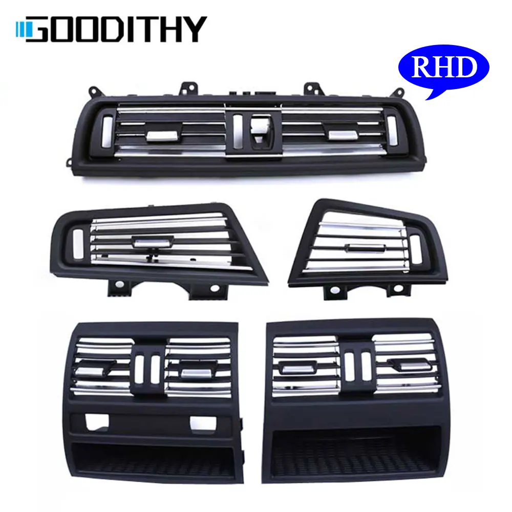 

RHD Right Hand Driver Chromed Air Conditioner Ac Vent Outlet Grille Replacement For BMW 5 Series F10 F11 F18 520 523 525 528 530