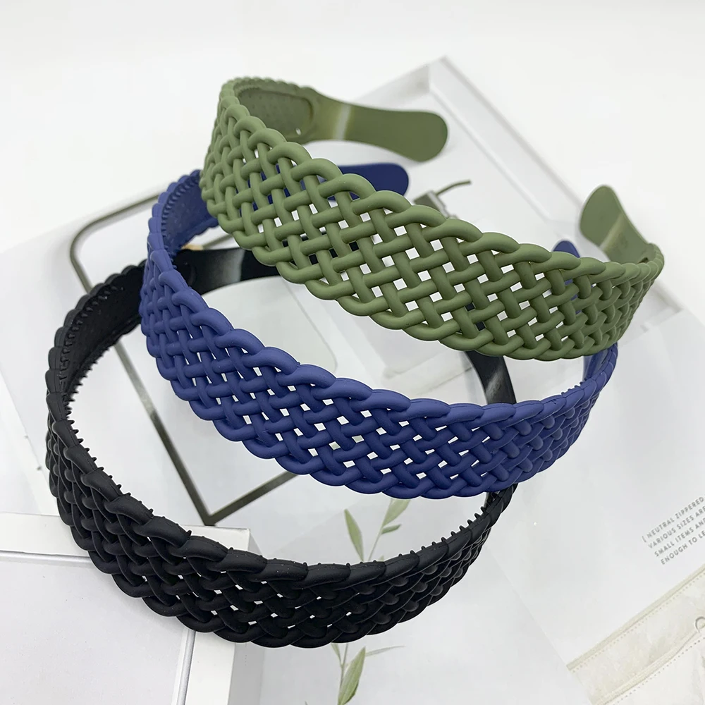 Женская повязка для волос матовая взрослых милая сетчатая на голову