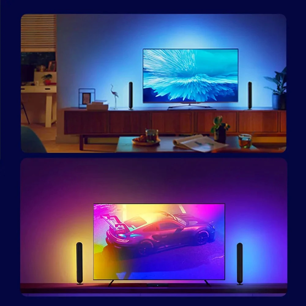 Новый Smart Ambilight TV Led Backlight Fancy LED 4K HDMI Device Sync Box Wi-Fi Alexa Google Voice App Control для экрана 24-85