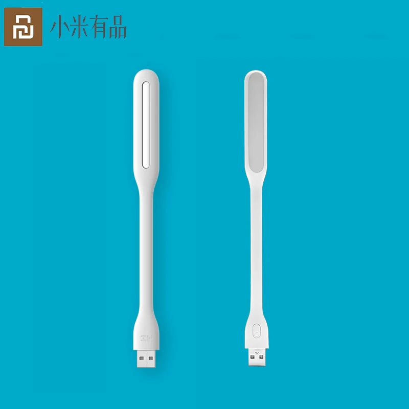 Xiaomi Mijia Youpin ZMI USB Портативная светодиодная лампа с переключателем 5 уровней яркости для Power bank laptop Notebook on.