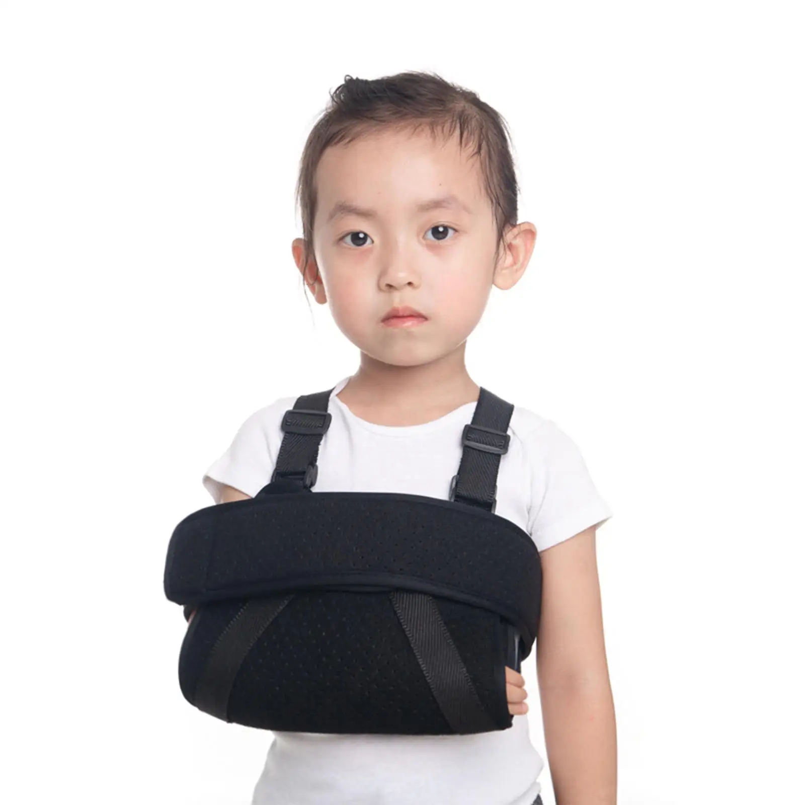 

Children Forearm Sling Belt Breathable Vest Fixation Belt Kids Arm Support for Broken Arm Fracture Protector Shoulder Injury