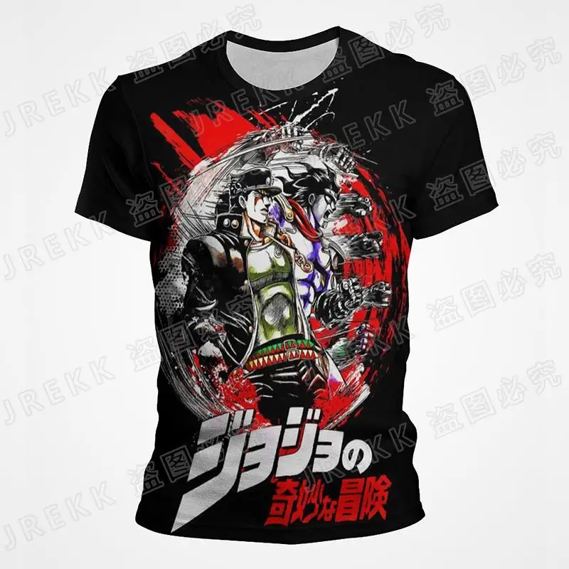 Футболка Мужская/женская оверсайз с коротким рукавом топ аниме Невероятные