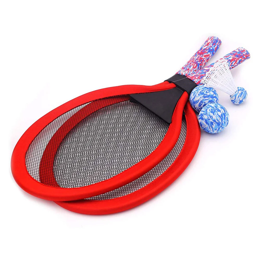 

Kids Tennis Racquet Set Badminton Racket Parent- Child Educational Game for Beginners Kindergarten School Outdoor Sports