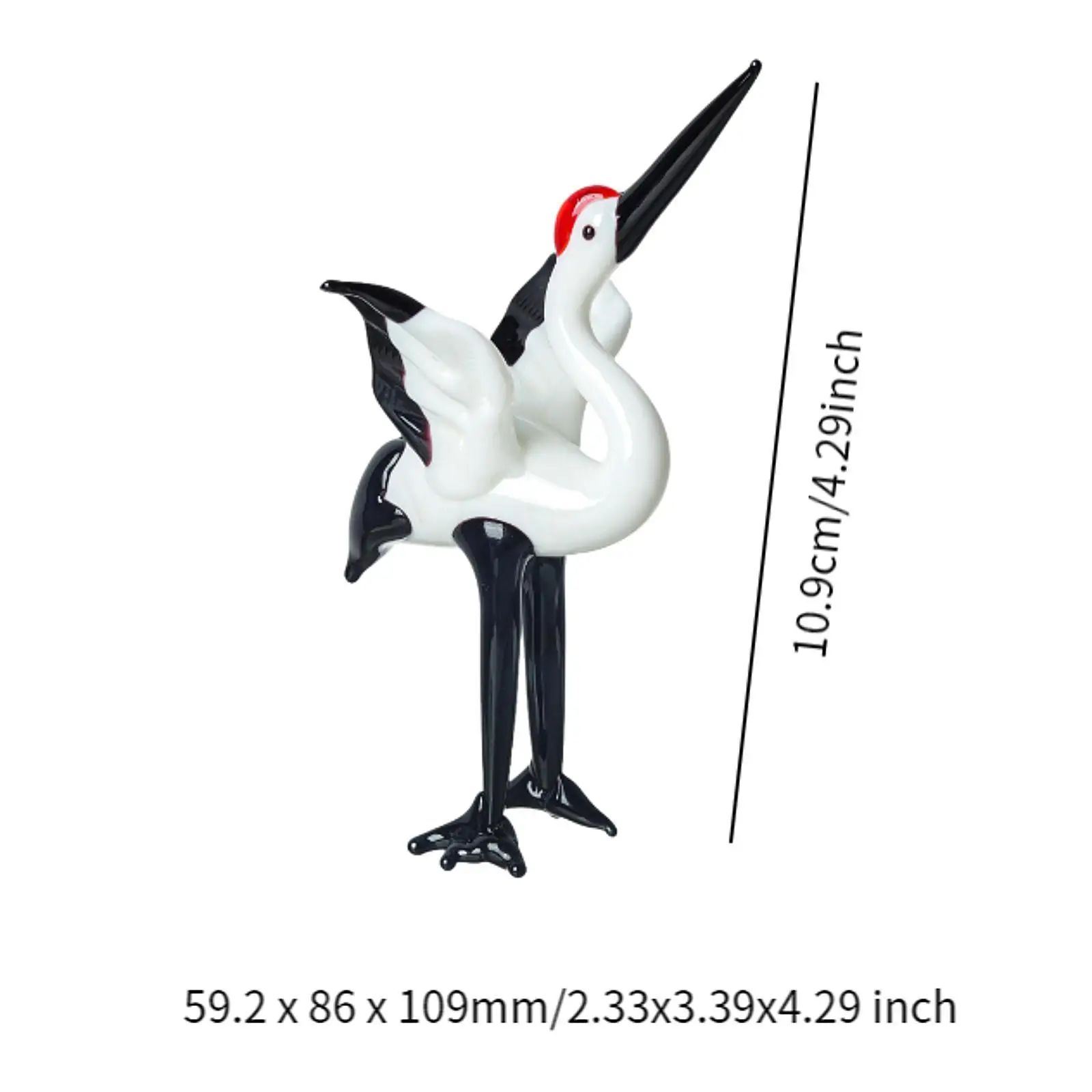 Керамическая статуя журавля фигурки птиц центральная часть стола домашний декор