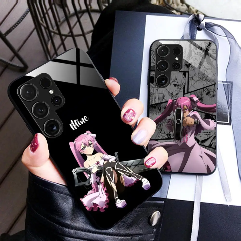 Фото Чехол для телефона Akame Ga Kill Mine для Samsung Galaxy S26 S25 S24 S23 S22 S21 S20 Note20 Plus FE Ultra, защитный стеклянный чехол №5